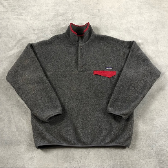 Patagonia Other - Patagonia Better Sweater Grey T Snap Fleece Mens Size XL Pullover Sweatshirt VTG